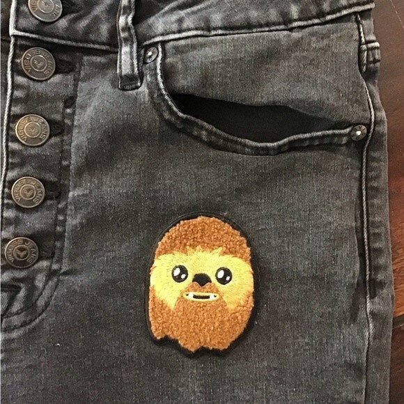 Vigoss Ace High-rise Bermuda Shorts w/Star Wars Patches 27 - Picture 3 of 8